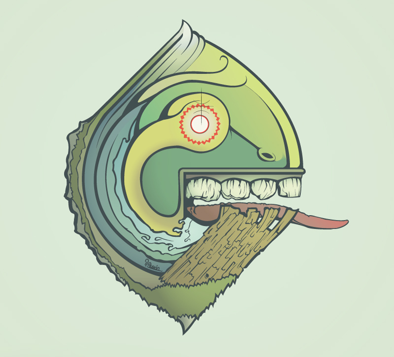 Earthly Essence, Vector art, Illustration